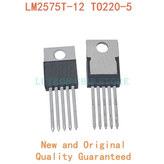 ชิปเซ็ต ไอซี LM2575T-12 TO220 LM2575T-12V to-220 LM2575-12 TO220-5 LM2575-12V to-220-5 e novo 10 ชิ้น