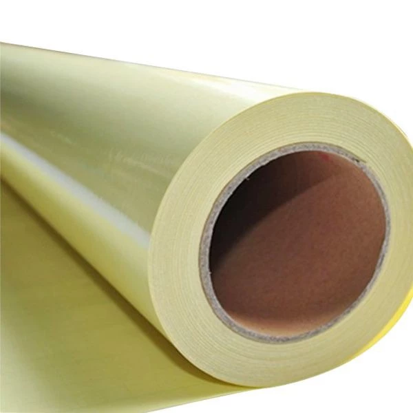 ฟิล์มเคลือบเย็น ฟิล์มเคลือบด้านหลังเหลือง Yellow Matte YL-Glossy Laminating Film สินค้าราคาส่ง