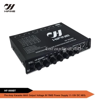 caraudio2560 ปรีไมค์พร้อมปรับเสียง รองรับ 2Mic มีบลูธูทในตัวUSB SD เสียงดี HF-999BT/MT-X704 เลือกได้