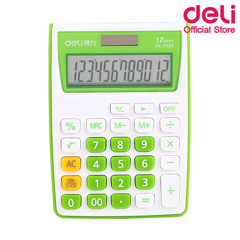 เครื่องคิดเลข เครื่องคิดเลขฟังก์ชัน Deli 1122B Calculator Plastic-12 ...
