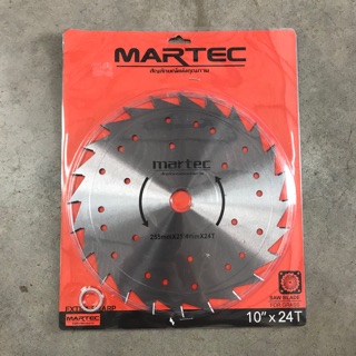 ใบตัดหญ้า วงเดือน 10”x24T (Martec)