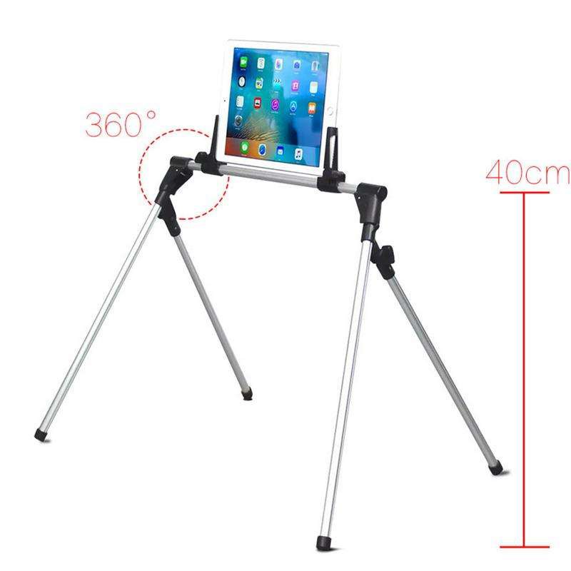 Universal Foldable Tablet Mount Phone Holder Floor Desk Sofa Bed Stand For iPad Air/Mini/Pro