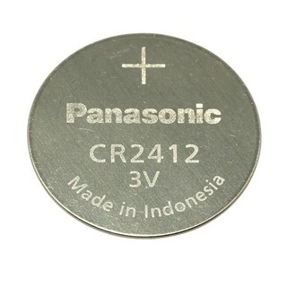 (แพ็คน้ำเงิน) ถ่านกระดุม Panasonic CR2412 3V LITHIUM 1 ก้อน ของแท้