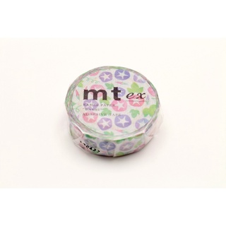 mt masking tape morning glory (MTEX1P150) / เทปตกแต่งวาชิ ลาย morning glory แบรนด์ mt masking tape ประเทศญี่ปุ่น