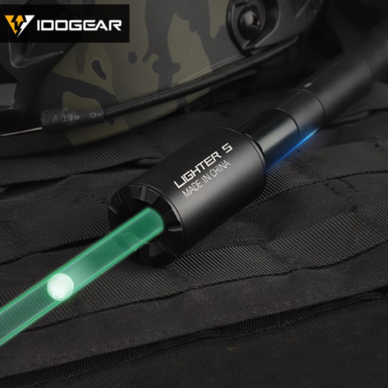 Traceur LED IDOGEAR Pour Pistolet Et Fusil Airsoft - Lighter S - Noir - Neuf