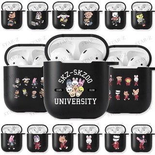 เคสหูฟังบลูทูธไร้สาย แบบนิ่ม ลาย Kpop Stray Kids Skzoo น่ารัก สําหรับ Airpods Pro 3 2 1