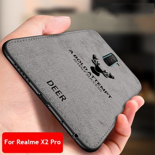 เคสโทรศัพท์ แบบหนังนิ่ม ป้องกันการกระแทก สำหรับ OPPO realme X2 Pro