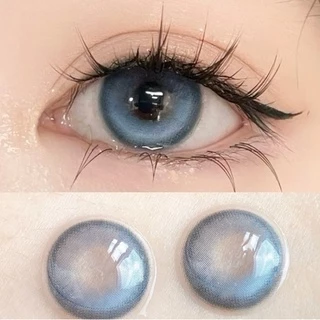【0.00~-8.00】UYAAI คอนแทคเลนส์ สายตาสั้น K4 Blue 14.5 มม. บิ๊กอาย สีฟ้า 2 ชิ้น