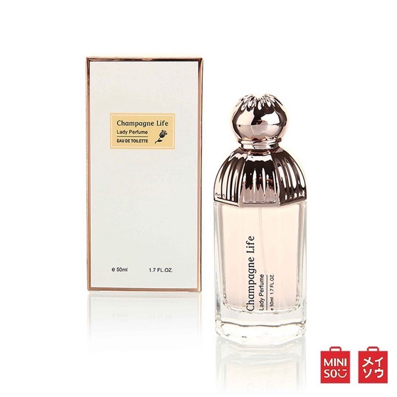 🔥พร้อมส่ง🔥 MINISO น้ำหอมผู้หญิง รุ่น น้ำหอม Magnificent Life Lady Perfume เวอร์ชั่นใหม่ของ Champagne