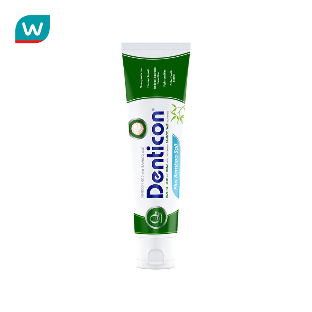 Denticon เดนติคอน ยาสีฟัน คิวเท็น พลัส แบมบู ซอลท์ 150 กรัม