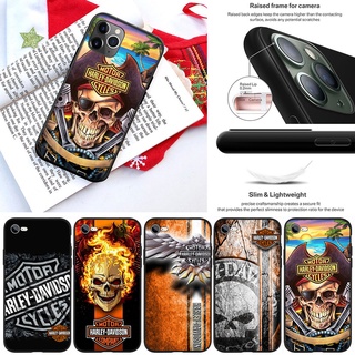 Fl48 เคสโทรศัพท์มือถือแบบนิ่ม ลาย Harley Davidson สําหรับ iPhone 5 5S 6 6S 7 8 11 Pro Max Plus SE XR