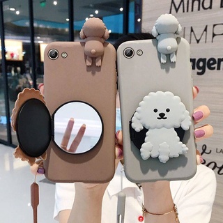 OPPOA83เคสมือถือ A1 Cartoon Womens A83T Internet celebrity Makeup Mirror Soft silicone All-Inclusive DROP Protection Ca