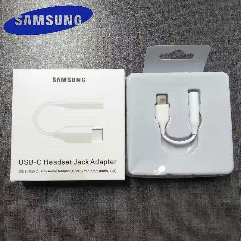 usb-c to 3.5mm audio jack สายแปลงหูฟังจาก Type c เป็น 3.5 สำหรับซัมซุง Note10/A80/S20/S21/Tab S6-S7/