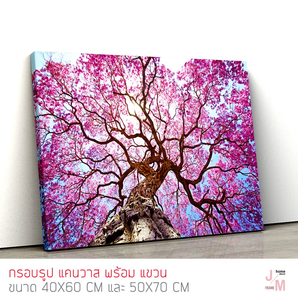 JM Frame ภาพแต่งบ้าน ภาพแต่งบ้านพร้อมแขวน ภาพต้นไม้ C-58