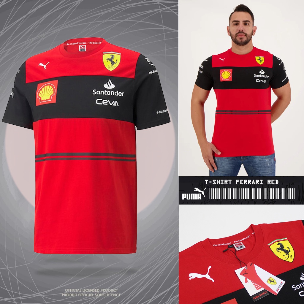 Merah เสื้อยืด REDBULL/FRARI RED 24S PREMIUM T-Shirt/SCUDERIA FERRARI PREMIUM T-Shirt/REDBULL T-Shir