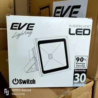 โคมฉาย Flood Light COB 30W 6500K Daylight Switch