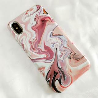 พร้อมส่ง เคสลาย Pink Marble 06