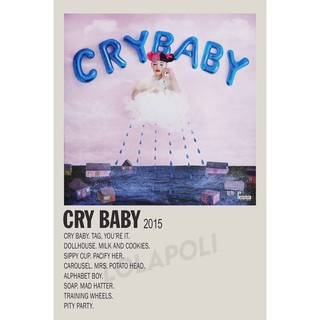 โปสเตอร์ ลายปกอัลบั้ม Crybaby ศิลปิน Melanie Martinez