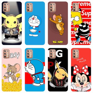 เคสสำหรับ Motorola MOTO G9 Plus Case Silicone Back Cover Soft Casing MOTO G9Plus cartoon TPU เคส