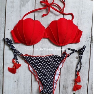 *พร้อมส่ง* บิกินี่สไตล์นางเงือก รุ่น ARISTA Bikini Mermaid