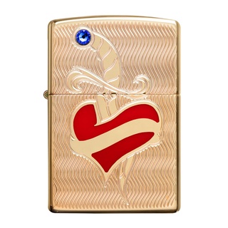 Zippo ไฟแช็กรุ่น 49303 Armor Heart and Sword ของแท้ รับประกันตลอดชีวิต นำเข้าและจำหน่ายโดยตัวแทนจำหน่าย