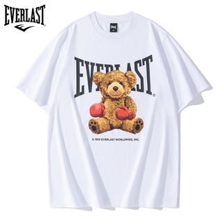 Everlast เสื้อยืดลําลอง แขนสั้น เหมาะกับการเล่นมวย กีฬา ฟิตเนส กลางแจ้ง แฟชั่นใหม่