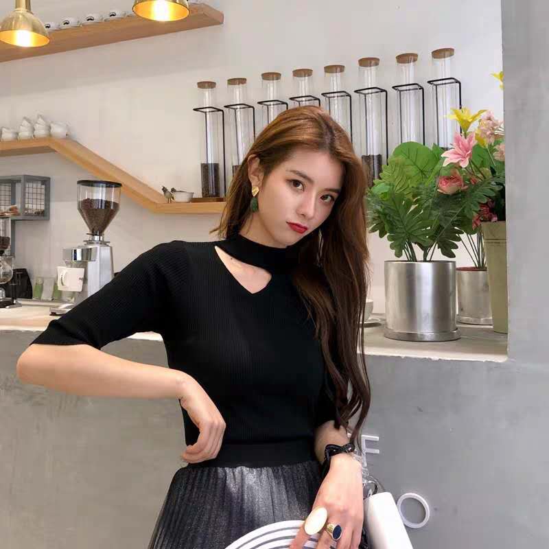 ⚛️TNB COCO⚛️(80404) เสื้อคอเต่าแฟชั่น หลากสี เสื้อคอเต่า เสื้อไหมพรมผู้หญิง แฟชั่นสไตล์เกาหลี เสื้อย