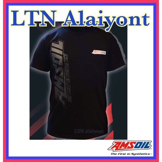 Amsoil ของแท้ - เสื้อยืดสีดำ คอกลม