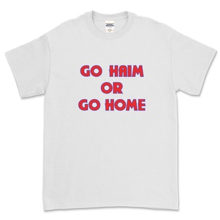 เสื้อยืดที่ต้องการตัวมากที่สุดเสื้อยืด พิมพ์ลาย HAIM - GO HAIM OR GO HOME สําหรับผู้ชายขนาดเต็มS-5XL