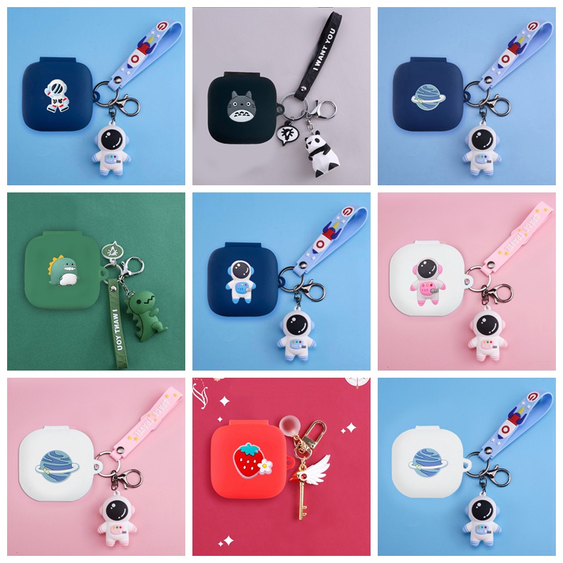 การ์ตูนไดโนเสาร์สําหรับ Haylou GT6 กรณีซิลิโคนป้องกันหูฟังสําหรับ Haylou GT7 อุปกรณ์เสริมกล่อง