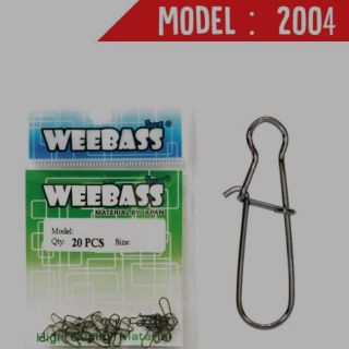 กิ๊ฟ Weebass รุ่น PK 2004 -B ซองละ20 บรรจุ20ตัว