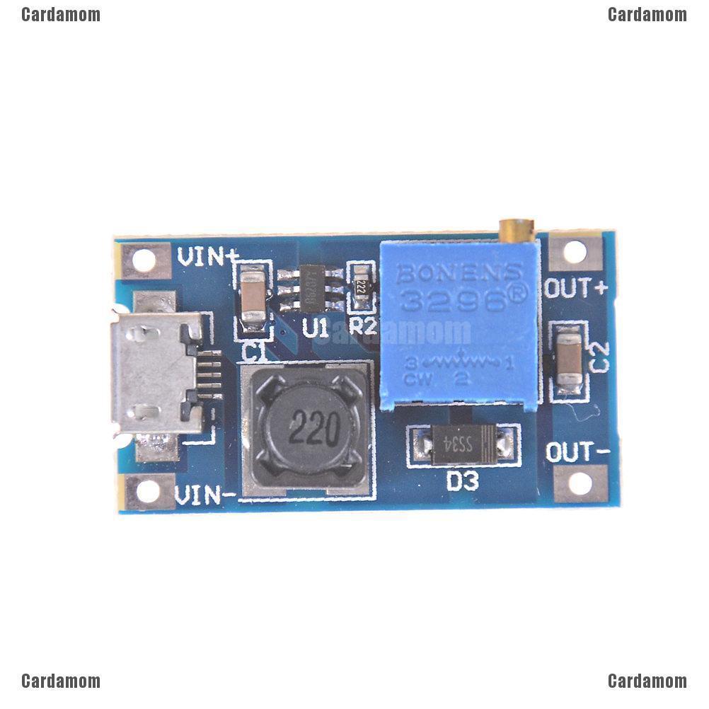 [ELE&amp;IND] อุปกรณ์ควบคุมพลังงาน DC-DC USB 2~24V เป็น 5~28V 2A ปรับได้