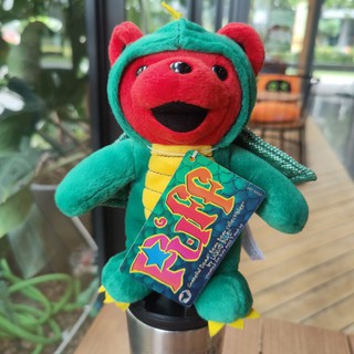 #ตุ๊กตา #หมีอ้าปาก #grateful dead bean bear plush ขนาด7นิ้ว ลิขสิทธิ์แท้ ป้ายห้อย ก้นถ่วง Series 9 รุ่นหายาก #puff