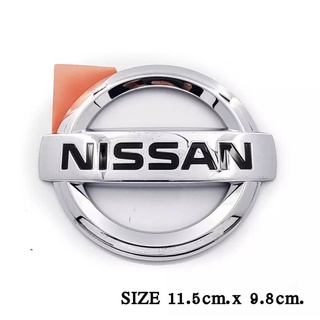 โลโก้ NISSAN นิสสัน โลโก้ โลโก้ติดรถ โลโก้พลาสติก อย่างดี มี 2 ขนาด 9.4x8