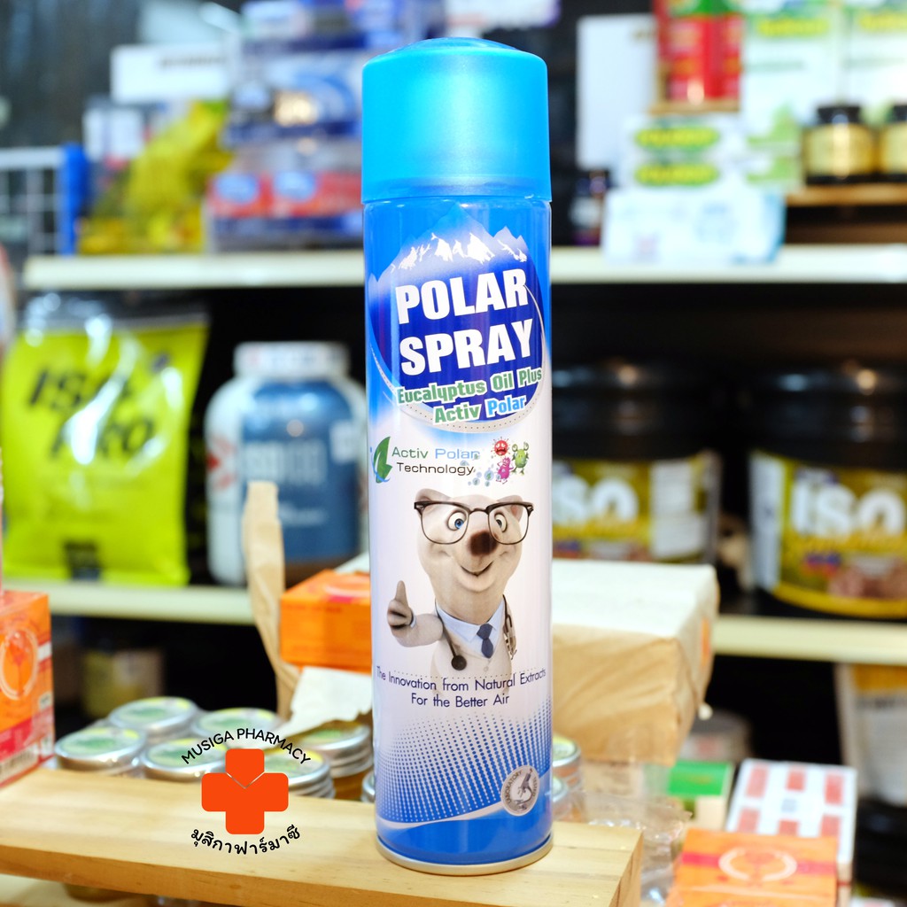 สเปรย์ปรับอากาศ โพลาร์ กลิ่นยูคาลิปตัส POLAR SPRAY