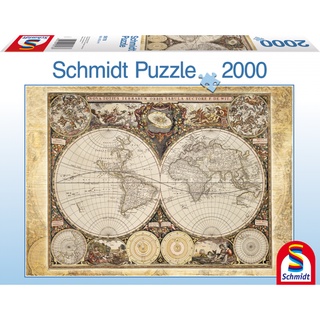 SCHMIDT: HISTORICAL MAP OF THE WORLD (2000 Pieces) [Jigsaw Puzzle]