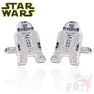 ❉Astromech Droid 2 ชิ้น / คู่ Star Wars กระดุมข้อมือแฟชั่นสําหรับผู้ชาย