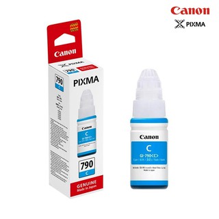 Canon GL-790 C หมึกแท้ สีฟ้า จำนวน 1 ชิ้น ใช้กับพริ้นเตอร์ Canon G1000/2000/3000/4000 G1010/2010/3010/4010