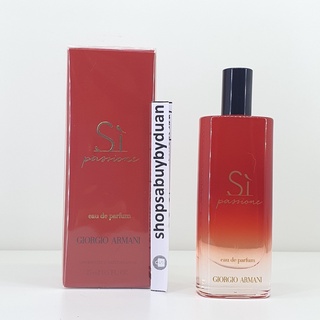 น้ำหอมจิ๋วมินิ Giorgio Armani Si Passione EDP 15ml พร้อมกล่องซีล