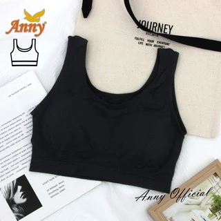 ชุดชั้นใน Anny รุ่น048 เสื้อใน ทรงเสื้อกล้าม สปอร์ตบรา แบบสวม บราไร้โครง เต็มทรง ใส่กระชับ เนื้อผ้านุ่ม ใส่สบาย