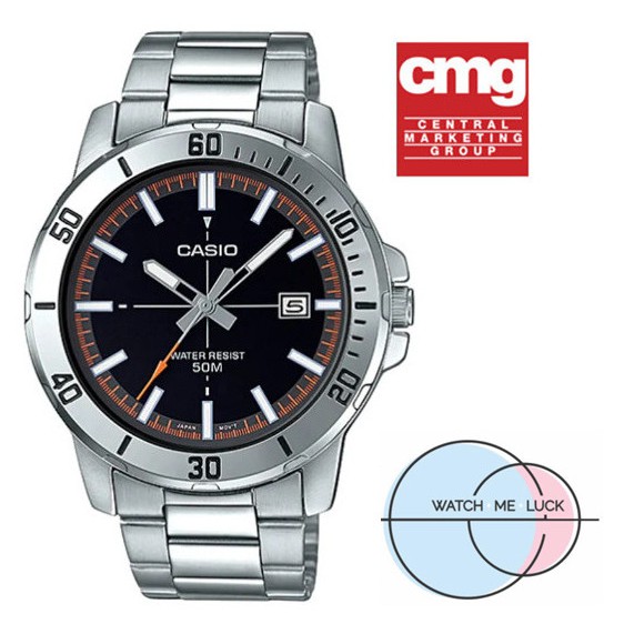 แท้ 100% นาฬิกา Casio MTP-VD01D-1E2 แท้ใบครบทุกอย่างประหนึ่งซื้อจากห้าง พร้อมรับประกัน 1 ปี CMG