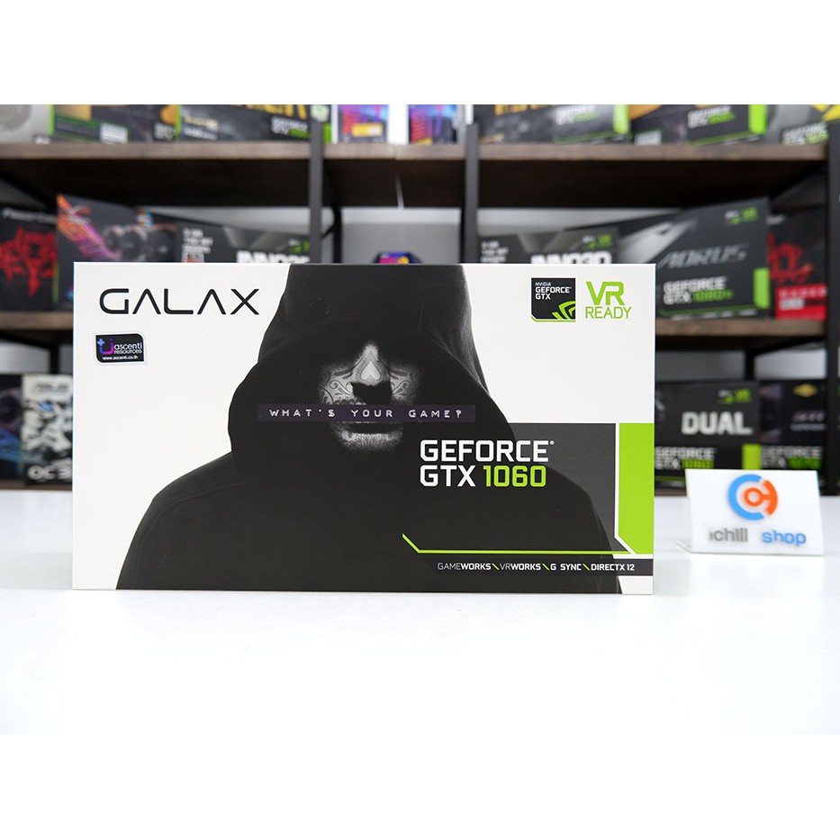 การ์ดจอ Galax EXOC White GTX1060 6GB 2F *ของใหม่* (ประกัน ร้าน 30 วัน) P07852