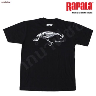 ค่าสัมบูรณ์พร้อมส่งเสื้อยืดนักตกปลา RAPALA แขนสั้นถูกสุดๆ S-5XL