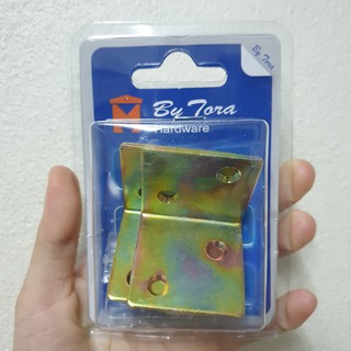 เหล็กฉาก 4 รู BY TORA 40X40X2 มม. สีรุ้ง  BRACKET BY TORA 40X40X2MM RAINBOW