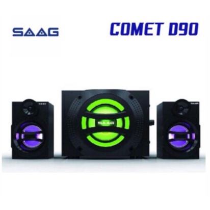 ลำโพง SPK (2.1) Bluetooth SAAG COMET ( D90 )