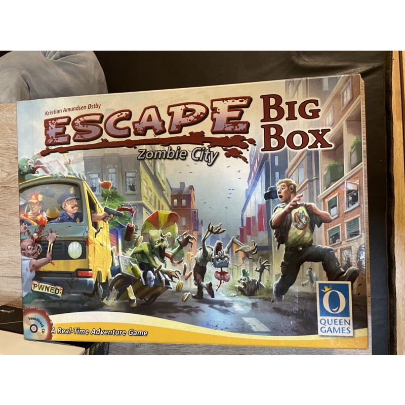 escape zombie city big box board game มือสอง