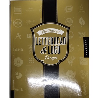 หนังสือ กราฟฟิก ดีไซน์ ออกแบบ โลโก้ ภาษาอังกฤษ THE BEST OF LETTERHEAD &amp; LOGO DESIGN 352Page