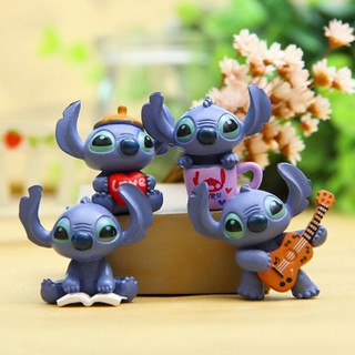 YoYotoy DIY  ตุ๊กตาการ์ตูนสติช  Stitch ( 1 Set 4 ชิ้น)   Model Number: Mini Stitch