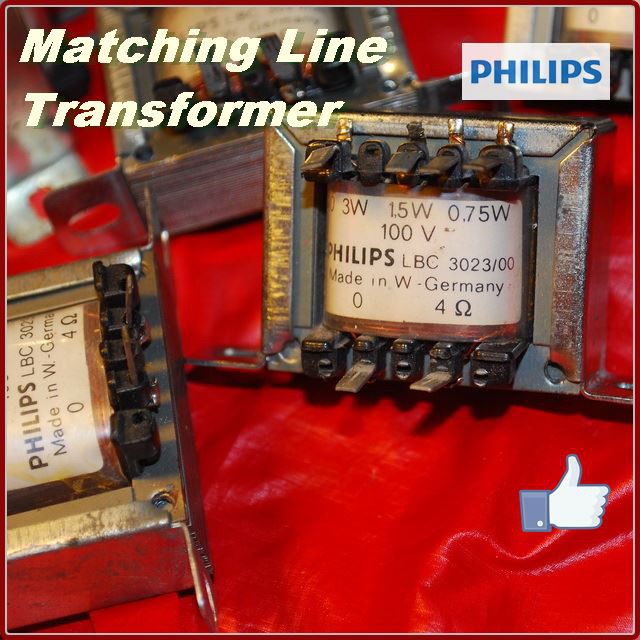 หม้อแปลง Matching Line Transformer ยี่ห้อ Philips ( Made in W. Germany ) สินค้ามือสอง