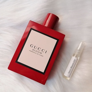 [🎀100%สปอตของแท้ ✅จัดส่งที่รวดเร็ว] Gucci Bloom Ambrosia di Fiori EDP 5ml/10ml